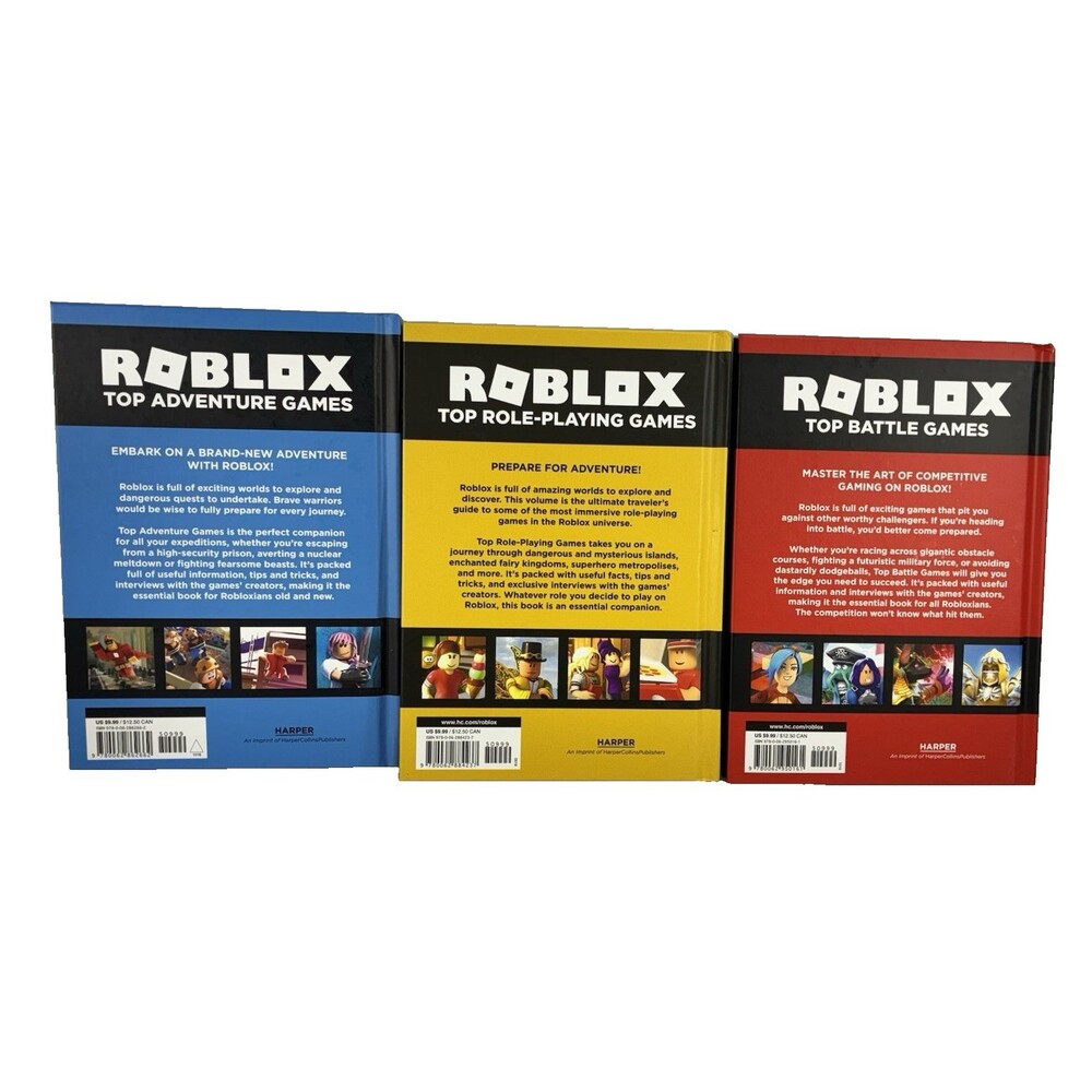 Roblox Ultimate Guide Collection Three Hardback Book Box Set with Storage Sleeve - Picture 4 of 14